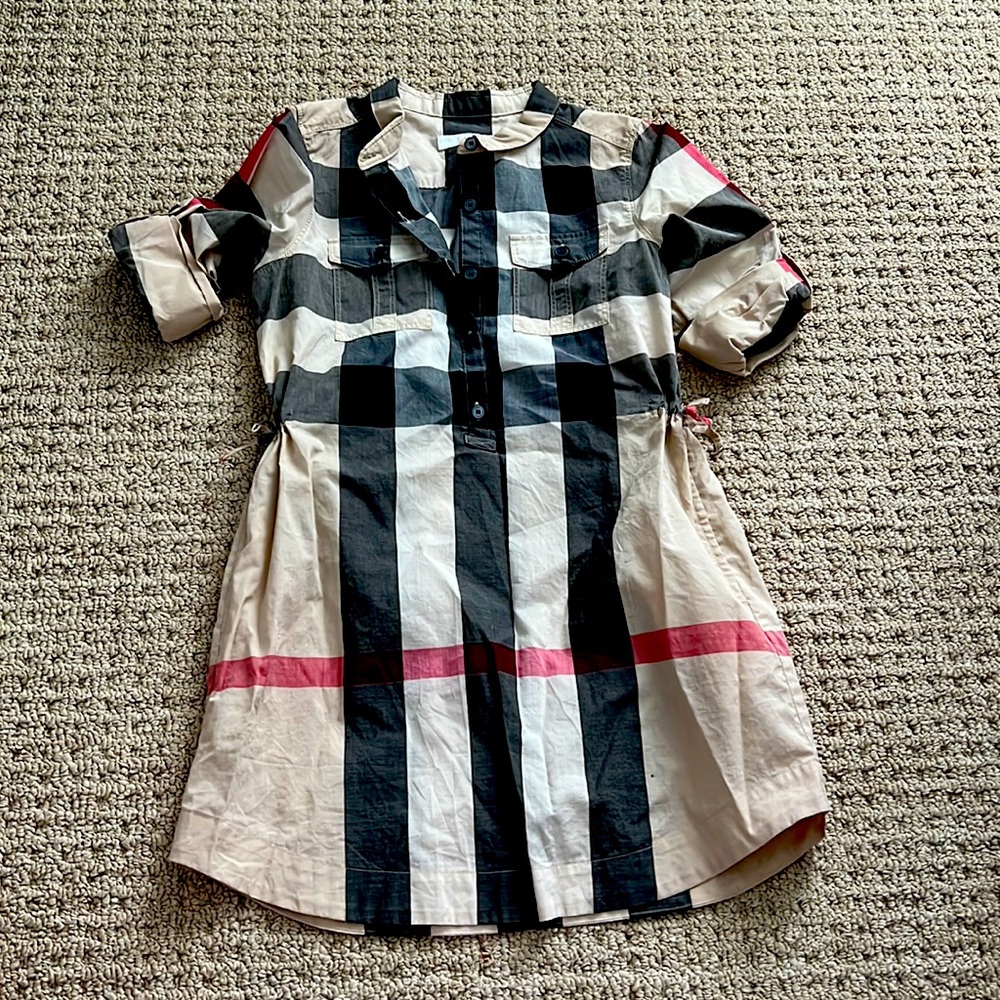 EUC Burberry girls dress